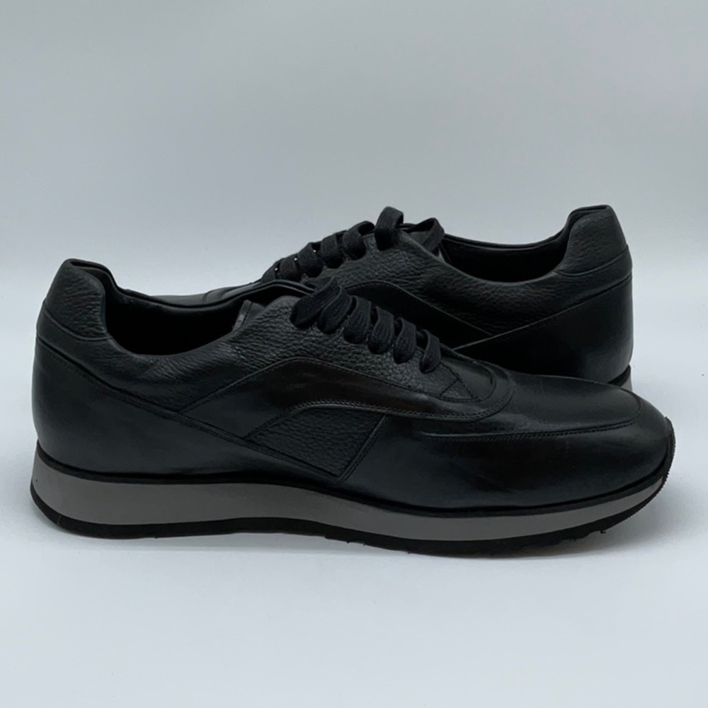 Trust Black leather men’s sneaker - Picture 6 of 10